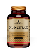 Solgar CAL-D-Citrato 60 tavolette