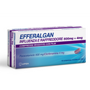 Efferalgan Influenza e Raffreddore 16 compresse rivestite 500mg + 4mg