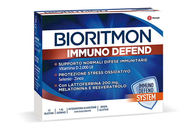 Bioritmon Immuno Defend Integratore per Difese Immunitarie 12 Bustine