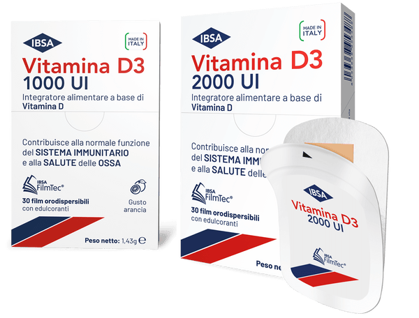 D3 Vitamina 30 Foglietti Dispersibili Ibsa 2000UI