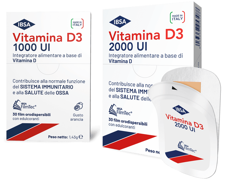 D3 Vitamina 30 Foglietti Dispersibili Ibsa 2000UI